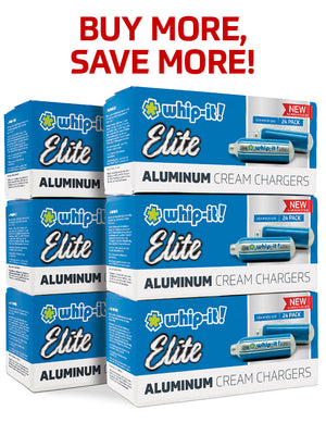 Whip-It! Elite Cream Chargers, Case